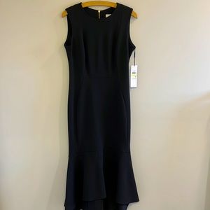 Calvin Klein Sleeveless Ruffle Hem Midi-Dress size (4)